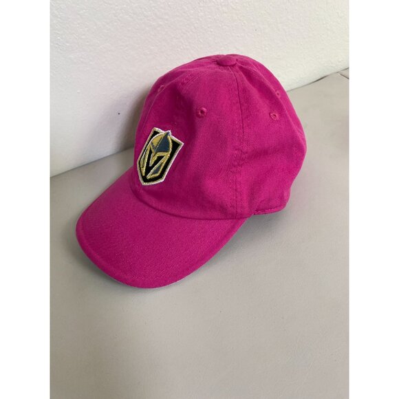 NHL Girls Fuchsia Pink Las Vegas Knights Hockey Baseball Cap Embroidered Logo - Picture 2 of 12